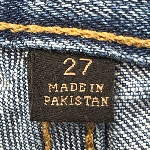 Frye Sienna Crop Skinny Cotton Stretch Jeans Size 27 Preppy Boho - Picture 8 of 10